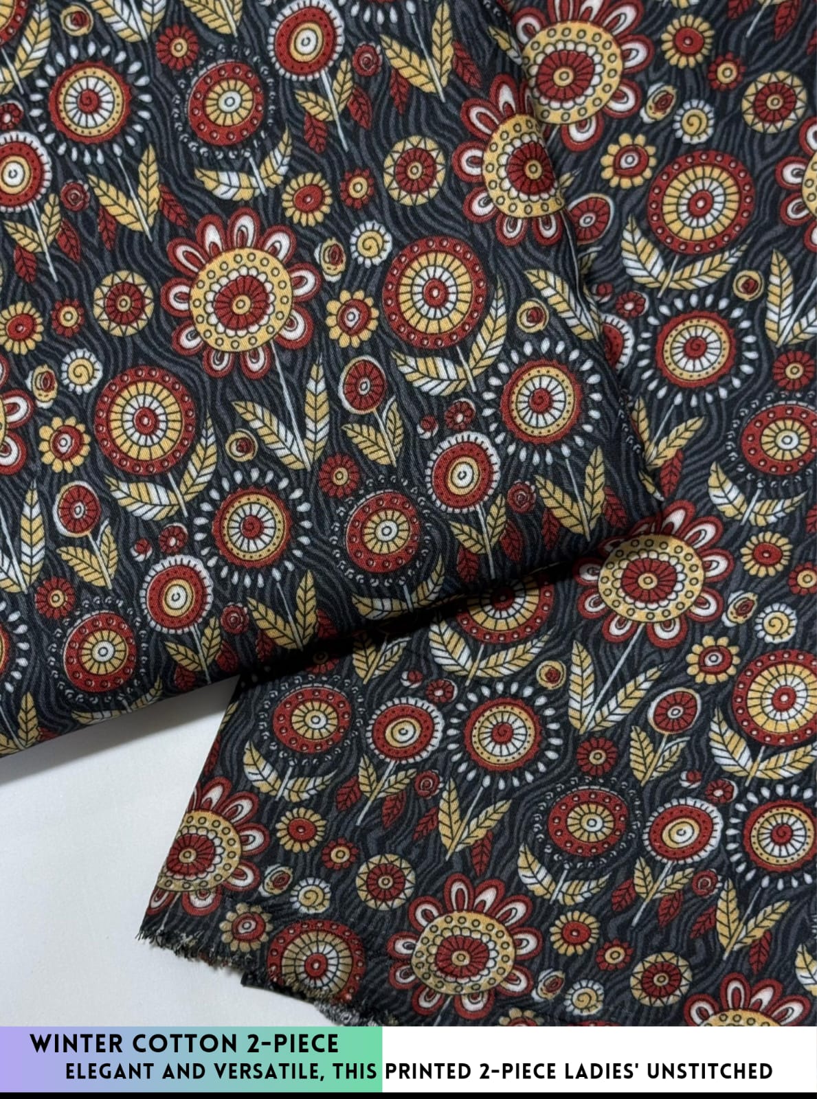 2 Piece Printed Cotton