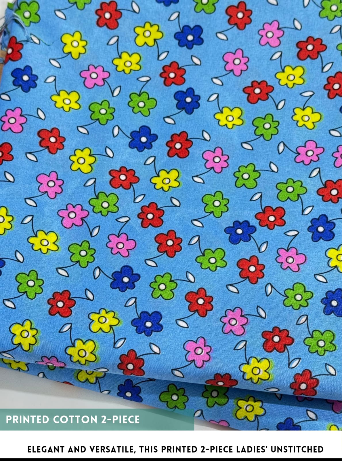 2 Piece Printed Cotton