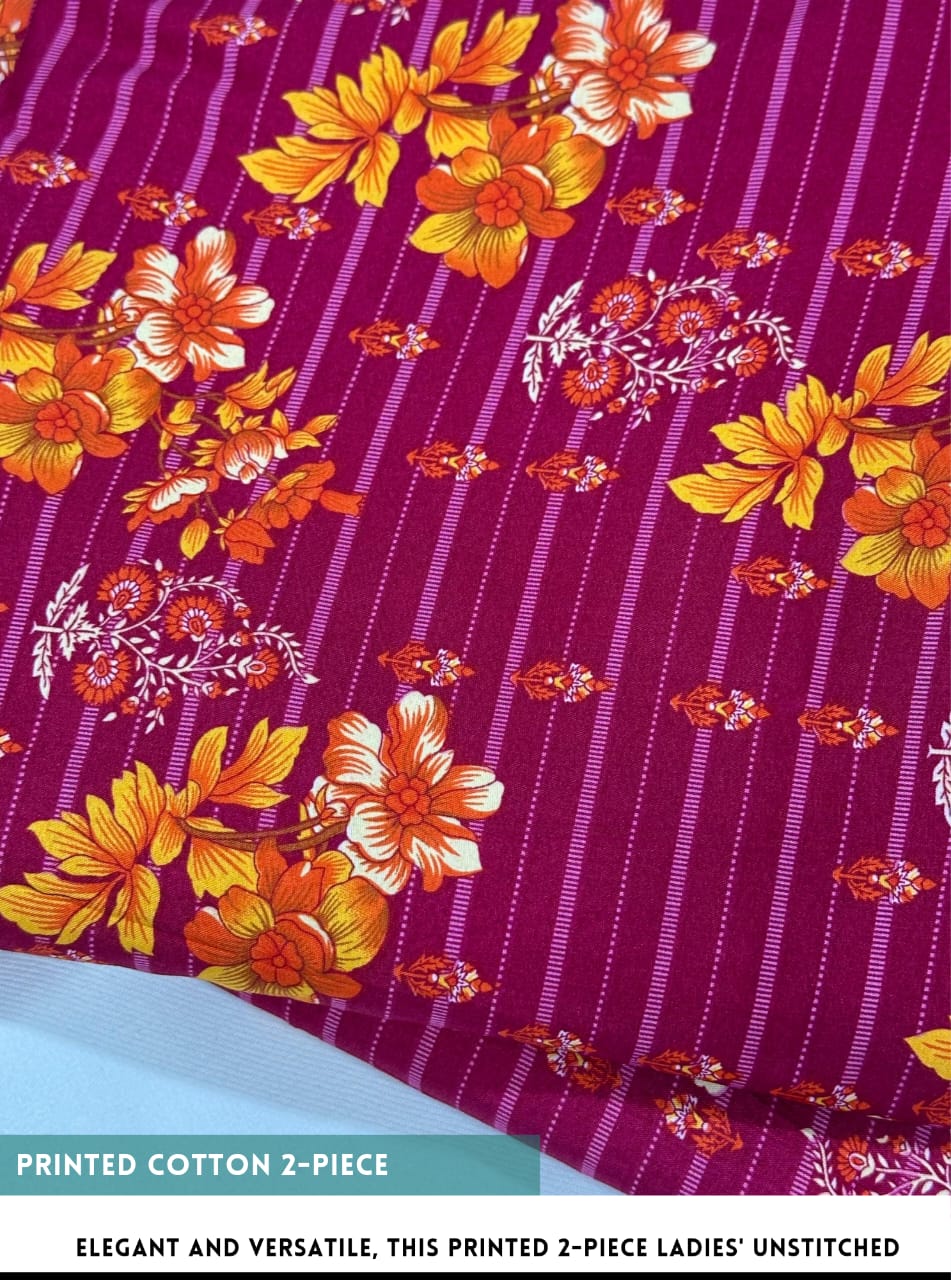 2 Piece Printed Cotton