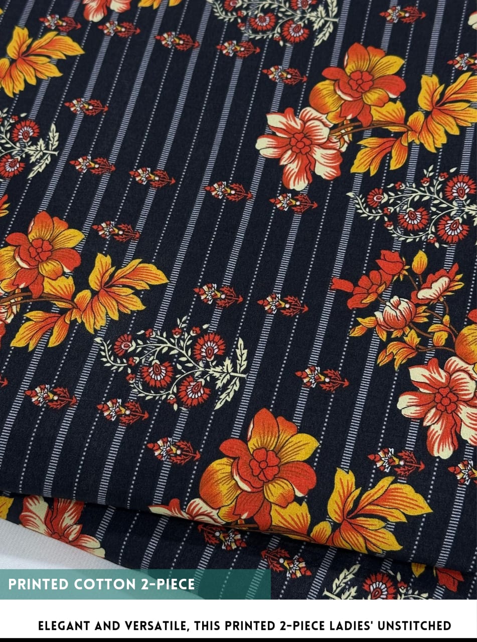 2 Piece Printed Cotton
