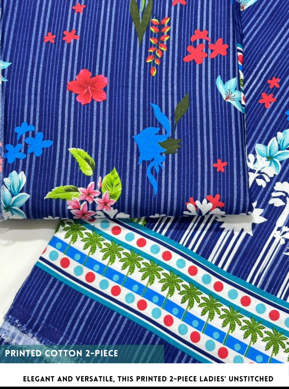 2 Piece Printed Cotton