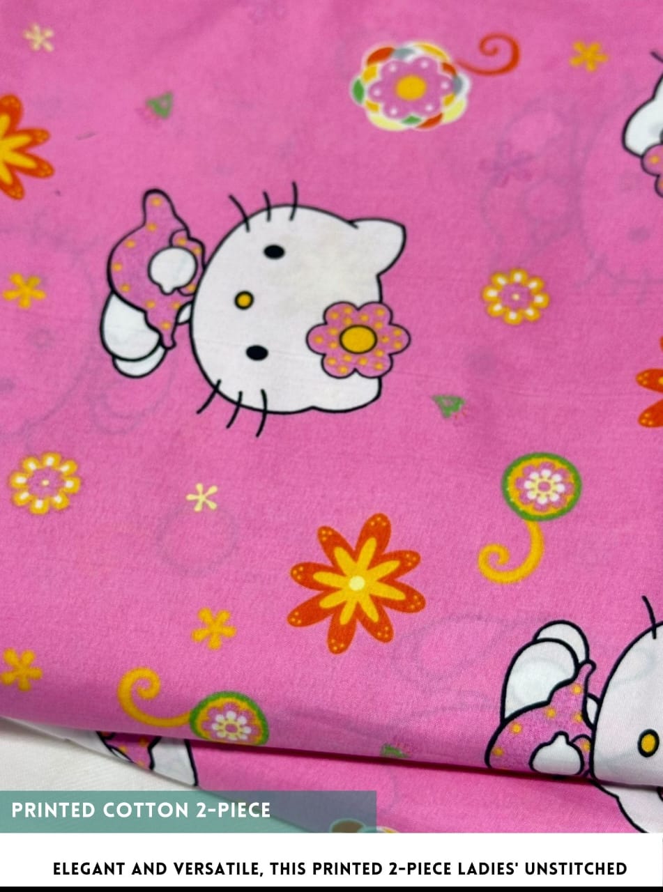 2 Piece Printed Cotton