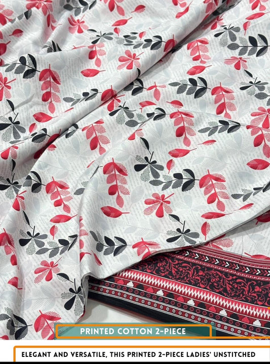 2 Piece Printed Summer Cotton