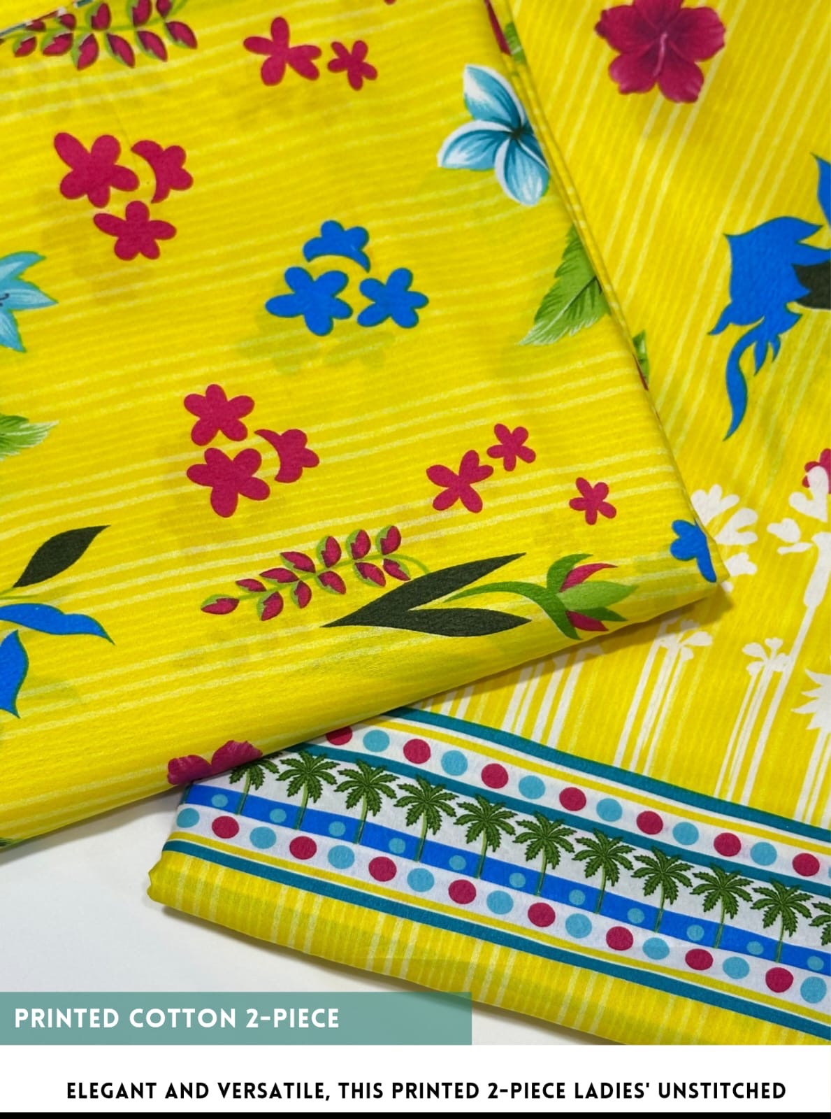 2 Piece Printed Summer Cotton