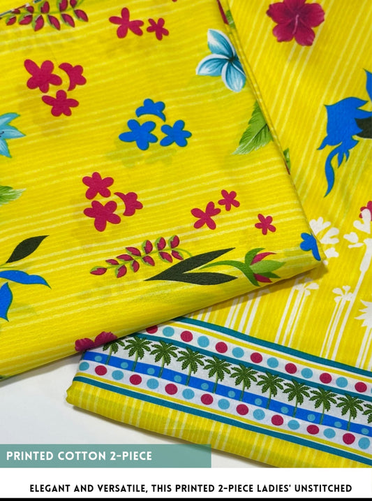 2 Piece Printed Summer Cotton