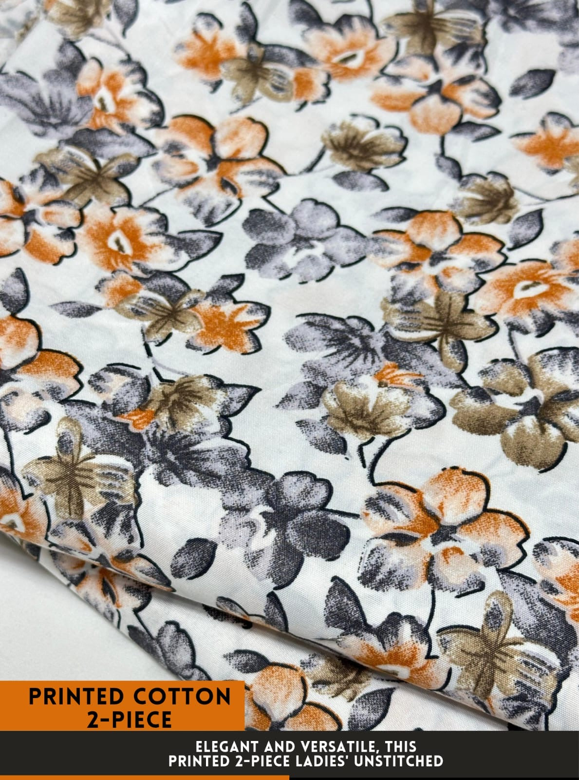 Cotton 2Pc All Over Printed Dress