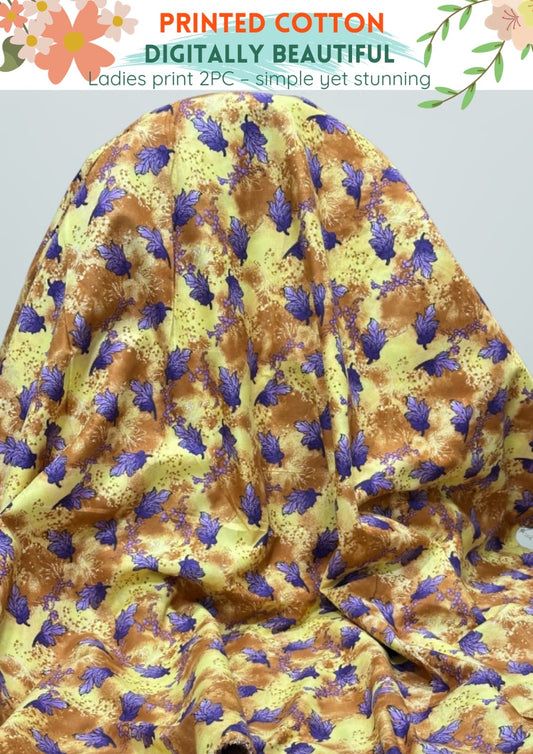 2 Piece Printed Summer Cotton