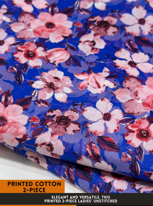 Cotton 2Pc All Over Printed Dress