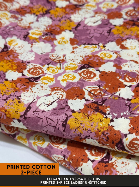 Cotton 2Pc All Over Printed Dress