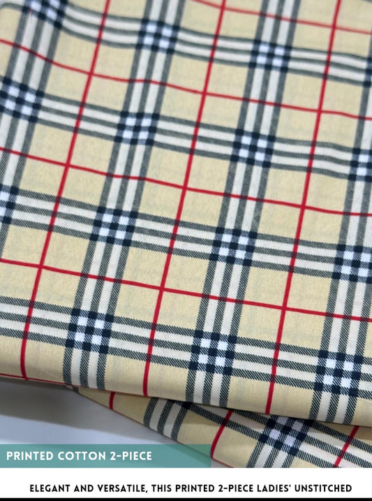 2 Piece Printed Summer Cotton