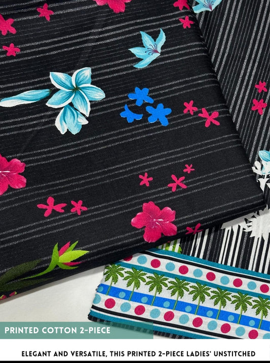 2 Piece Printed Summer Cotton