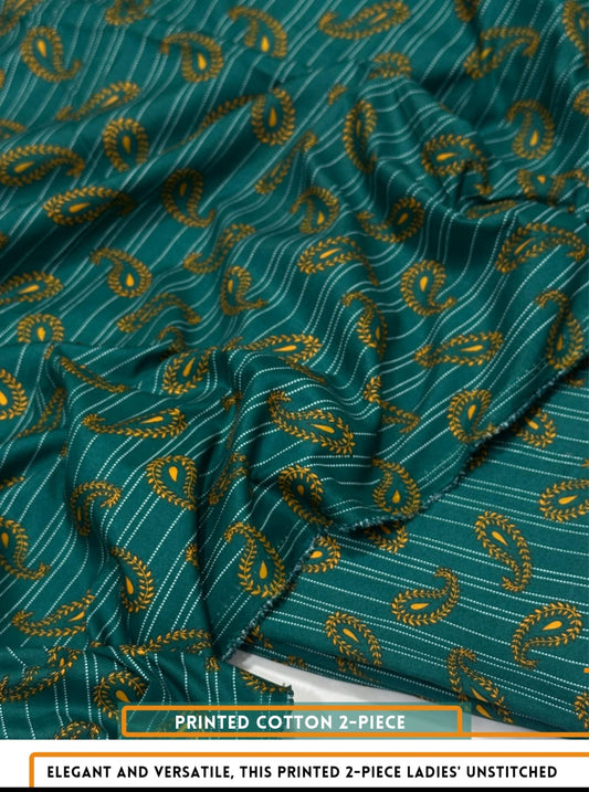 2 Piece Printed Summer Cotton