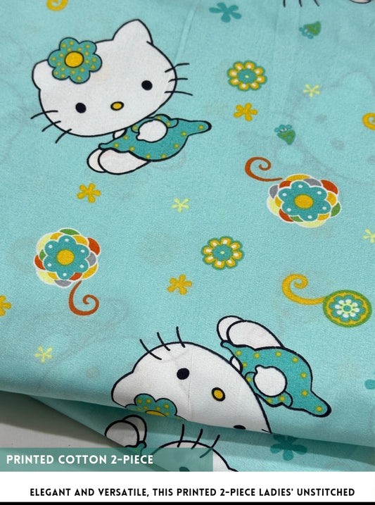 2 Piece Printed Summer Cotton