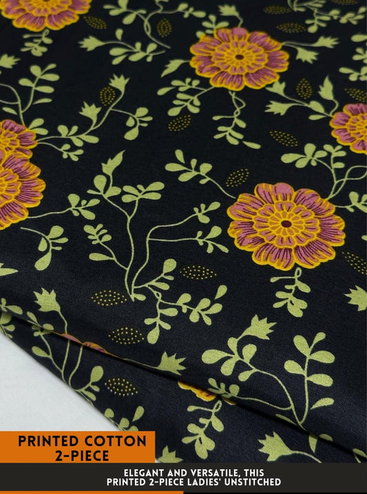 Cotton 2Pc All Over Printed Dress