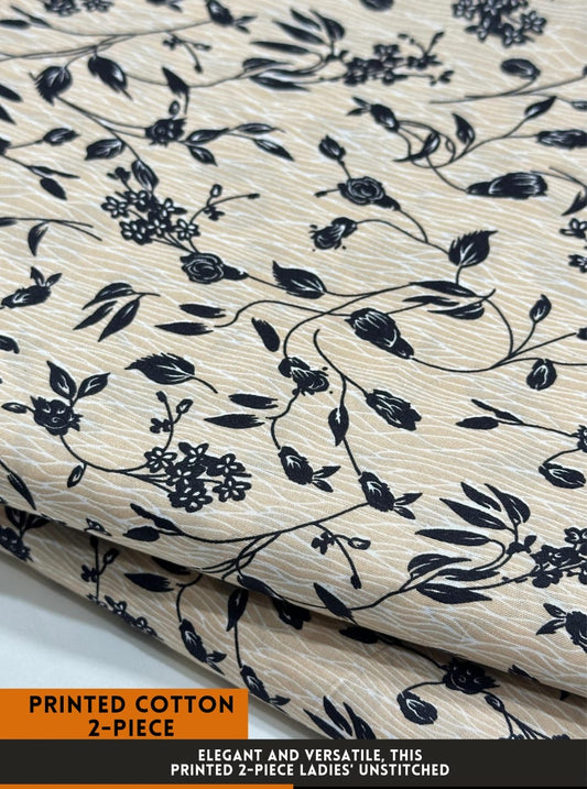Cotton 2Pc All Over Printed Dress