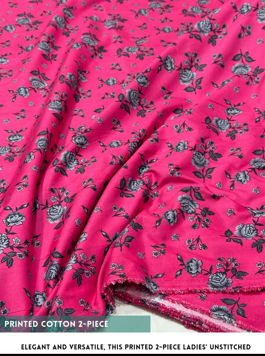 2 Piece Printed Summer Cotton