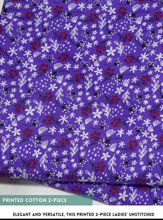 2 Piece Printed Summer Cotton