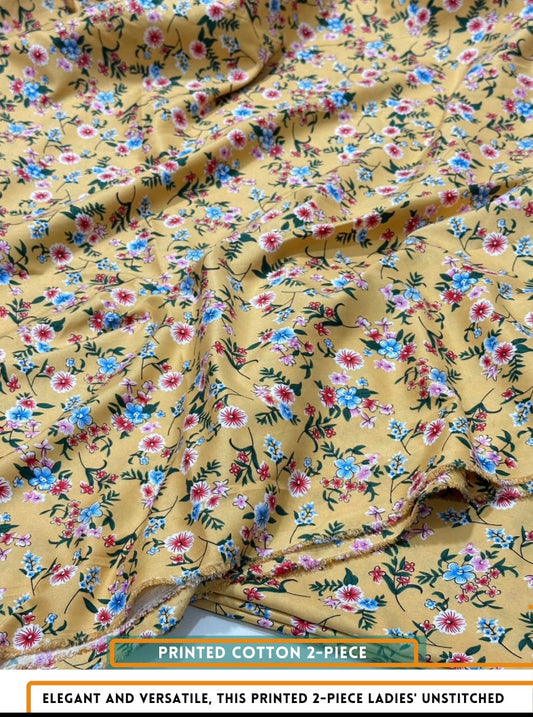 2 Piece Printed Summer Cotton