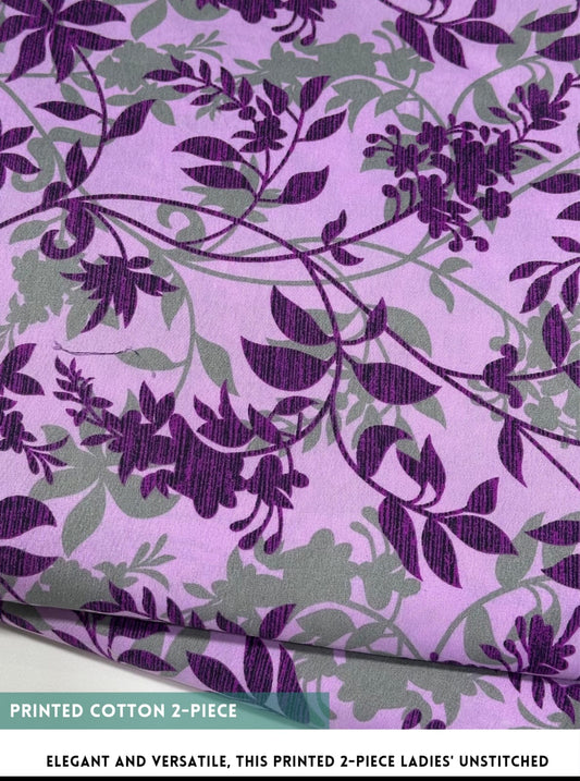 2 Piece Printed Summer Cotton