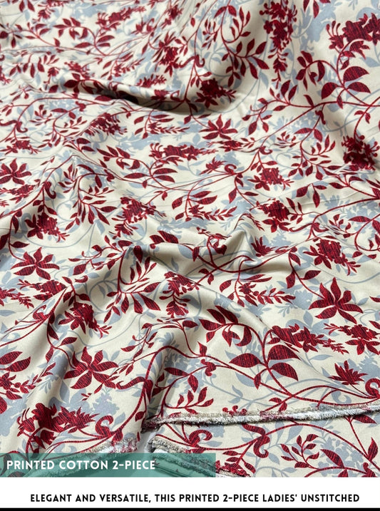 2 Piece Printed Summer Cotton