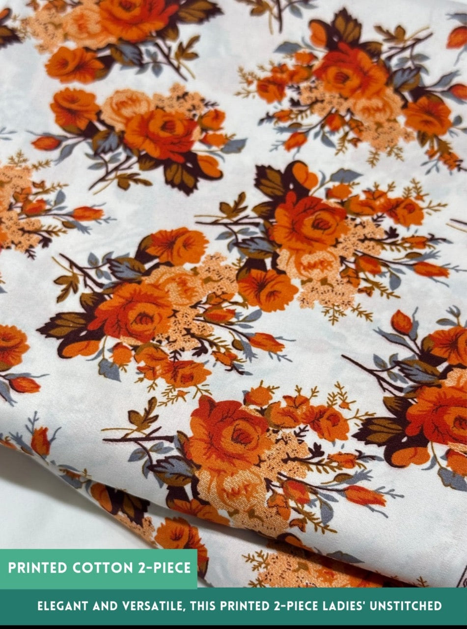 2 Piece Printed Cotton