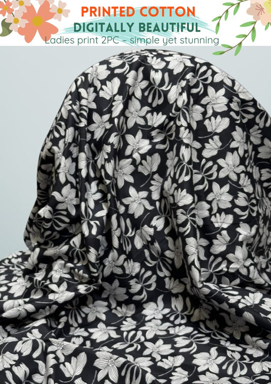2 Piece Printed Summer Cotton