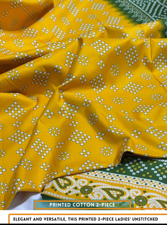 2 Piece Printed Summer Cotton