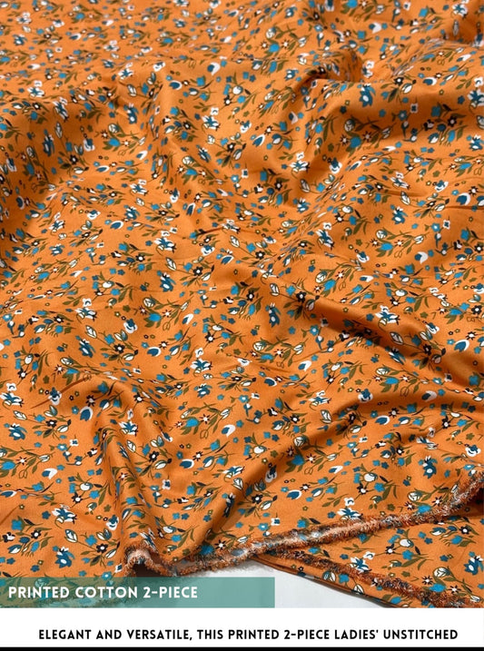 2 Piece Printed Summer Cotton