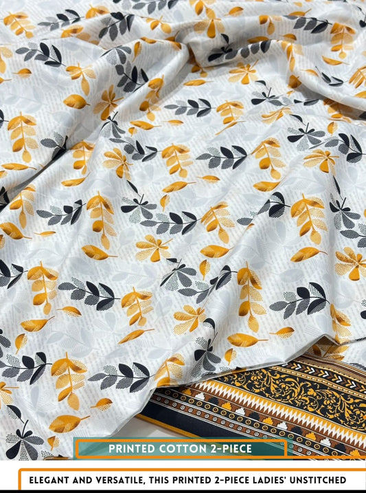 2 Piece Printed Cotton