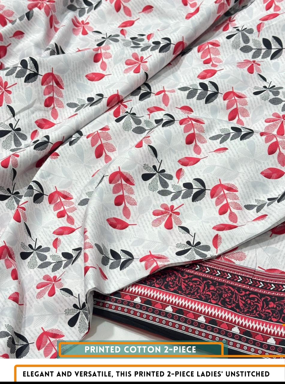 2 Piece Printed Cotton