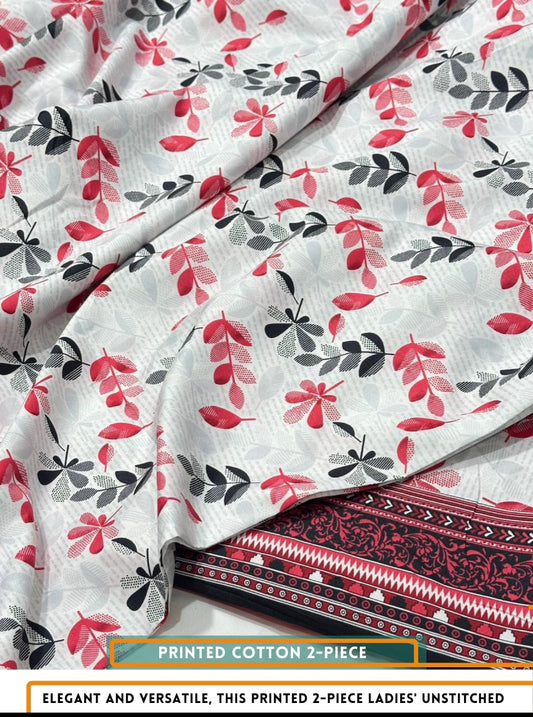 2 Piece Printed Cotton