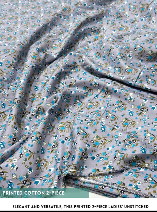 2 Piece Printed Cotton