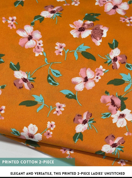 2 Piece Printed Cotton