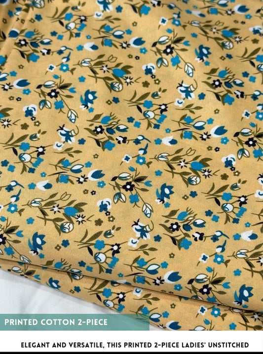 2 Piece Printed Cotton