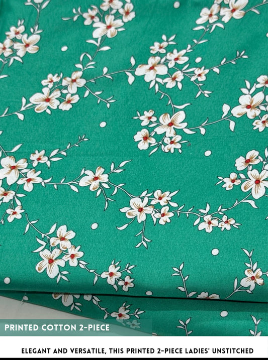 2 Piece Printed Cotton