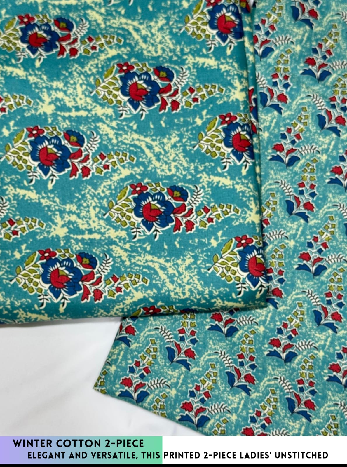 2 Piece Printed Cotton