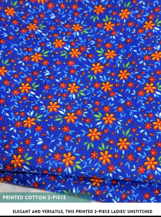 2 Piece Printed Cotton