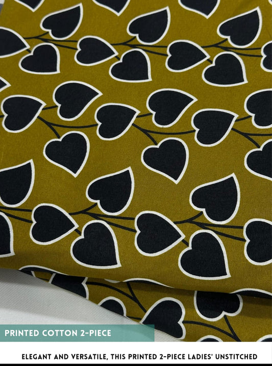 2 Piece Printed Cotton