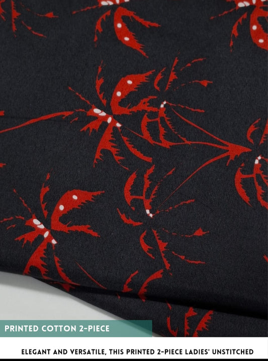 2 Piece Printed Cotton