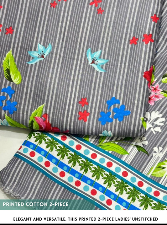 2 Piece Printed Cotton