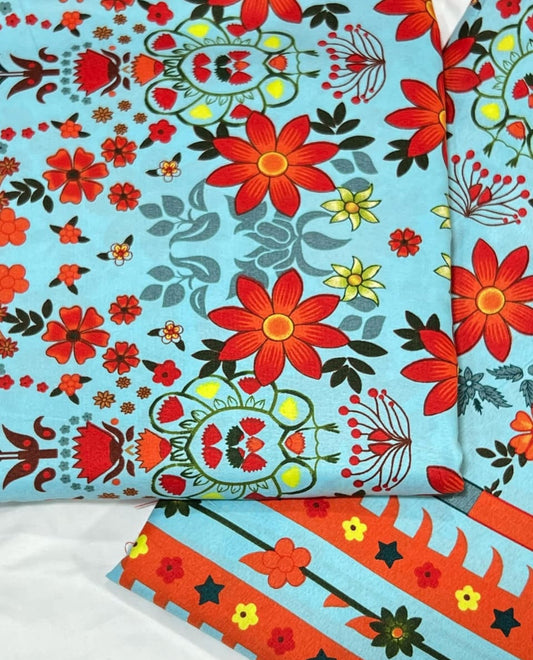 FLORAL PRINT 2 PIECE