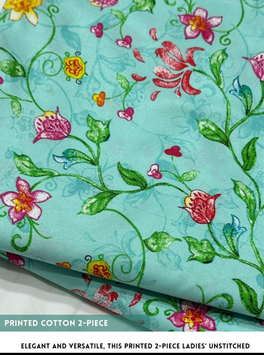 2 Piece Printed Summer Cotton