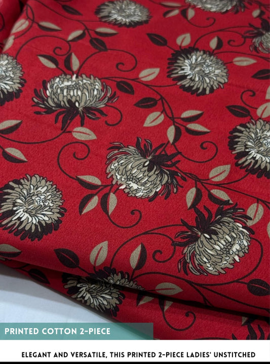2 Piece Printed Summer Cotton