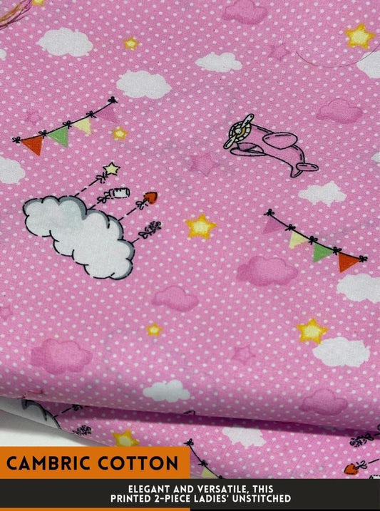 2 Piece Printed Cotton