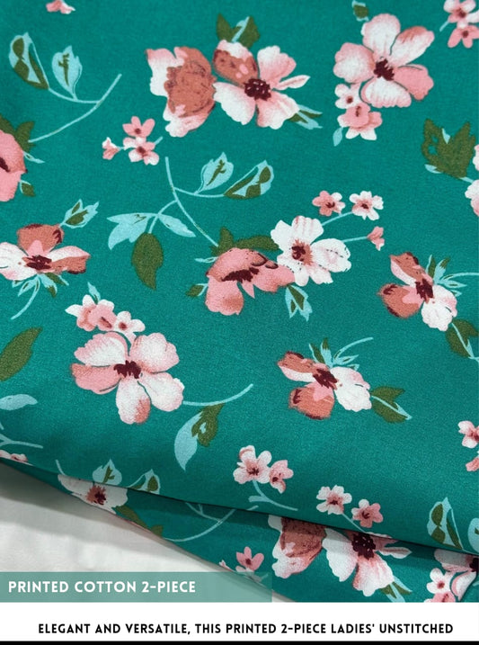 2 Piece Printed Summer Cotton