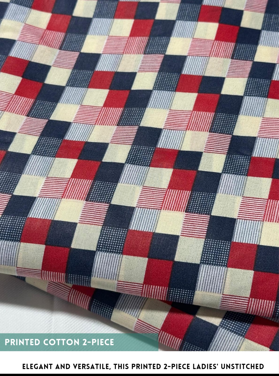 2 Piece Printed Cotton