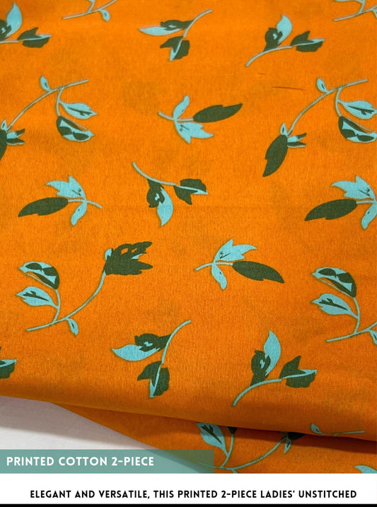 2 Piece Printed Summer Cotton