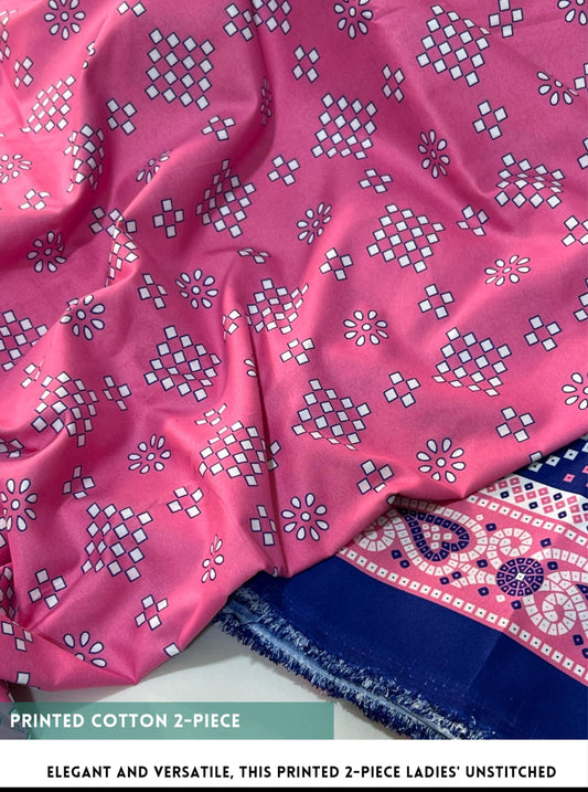 2 Piece Printed Summer Cotton